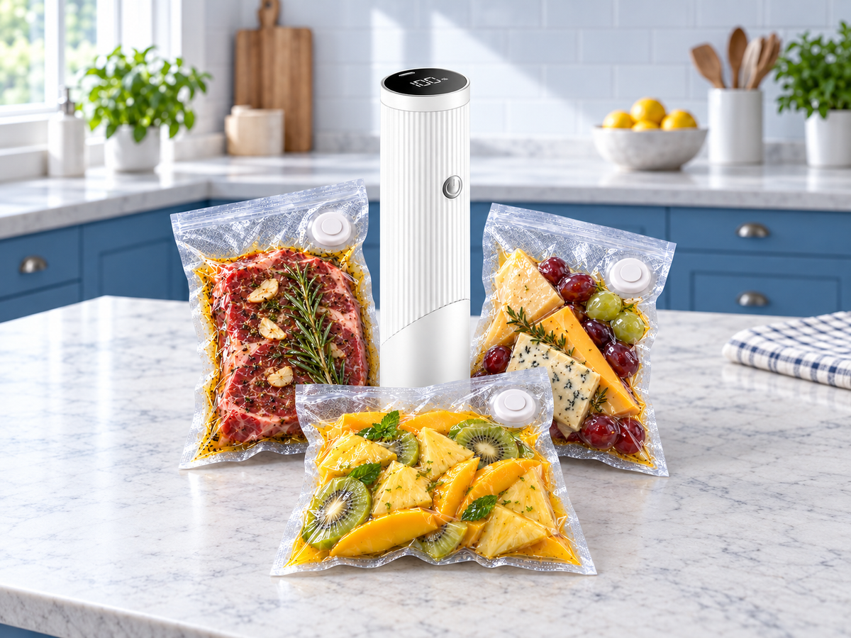 Keep food fresh. <em>Waste less.</em>